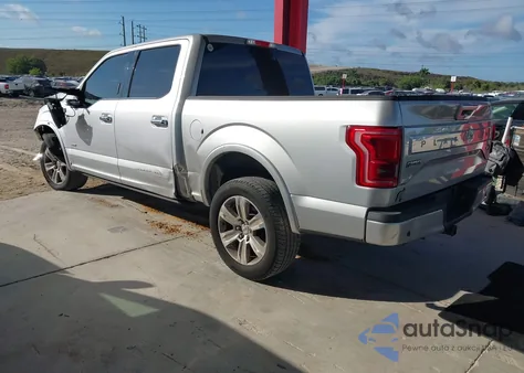 2015 Ford F-150 Platinum from USA, damaged, VIN 1FTEW1CG8FFB95399